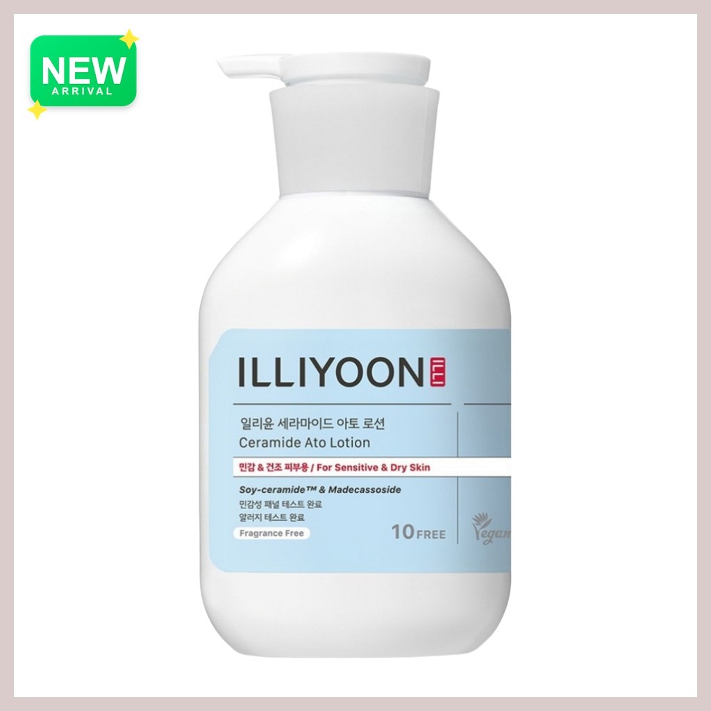 [illyoon] Ceramide Ato Lotion, Fragrance Free, 508ml, 1pc / Korean Body Lotion / Fragrance Free by b