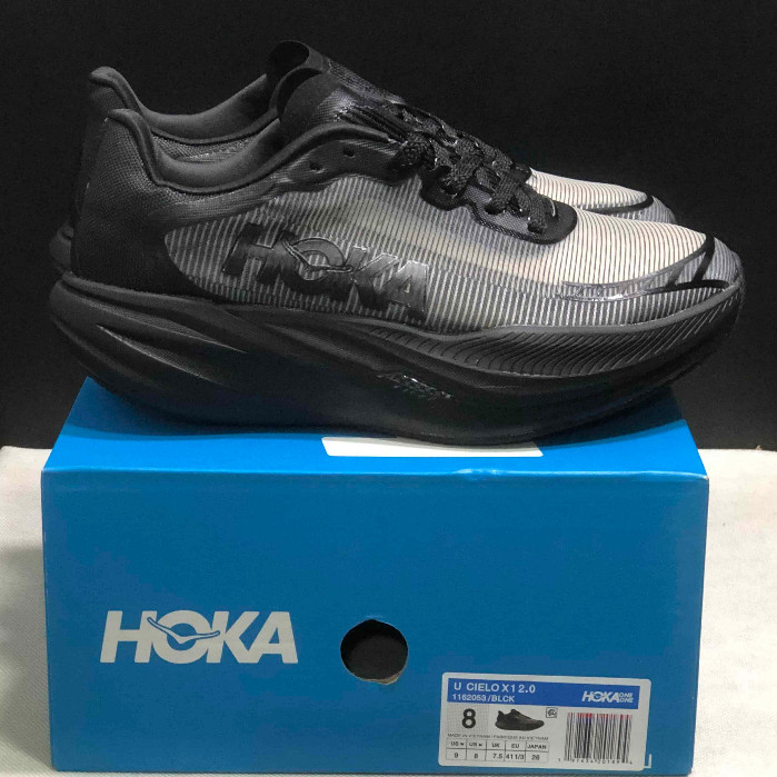 HOKA Cielo X1 2.0 รองเท้ากีฬาสําหรับผู้ชายและผู้หญิง HOKA Cielo X1 รองเท้าวิ่ง 1162053-BBLC CLFA