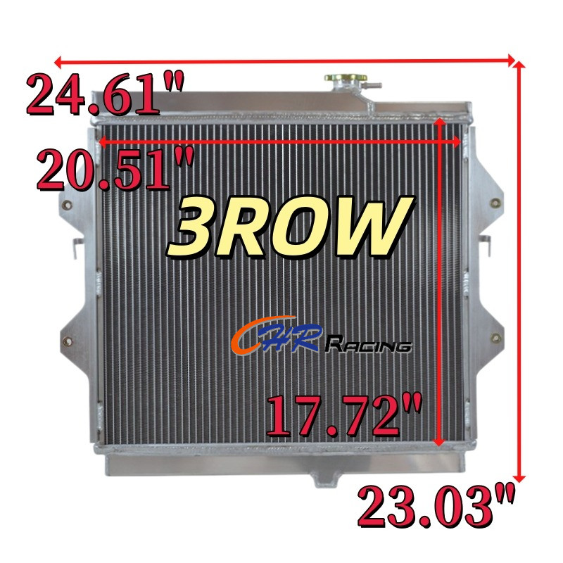 หม้อน้ําอลูมิเนียมสําหรับ Toyota Hilux RZN149R RZN154R RZN169R RZN179R 1997 1998 1999 2000 2001 2002