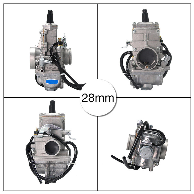 คาร์บูเรเตอร์มอเตอร์ไซค์ Mikuni FLAT SLIDE CARB VM TMX28 30 32 34 TM 24มม.