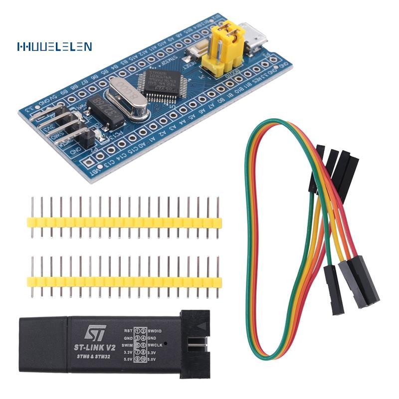 [Promote H]-Link V2 โปรแกรมการเขียนโปรแกรมจําลองดาวน์โหลด + 40Pin STM32F103C6T6 ARM STM32 SWD บอร์ดร