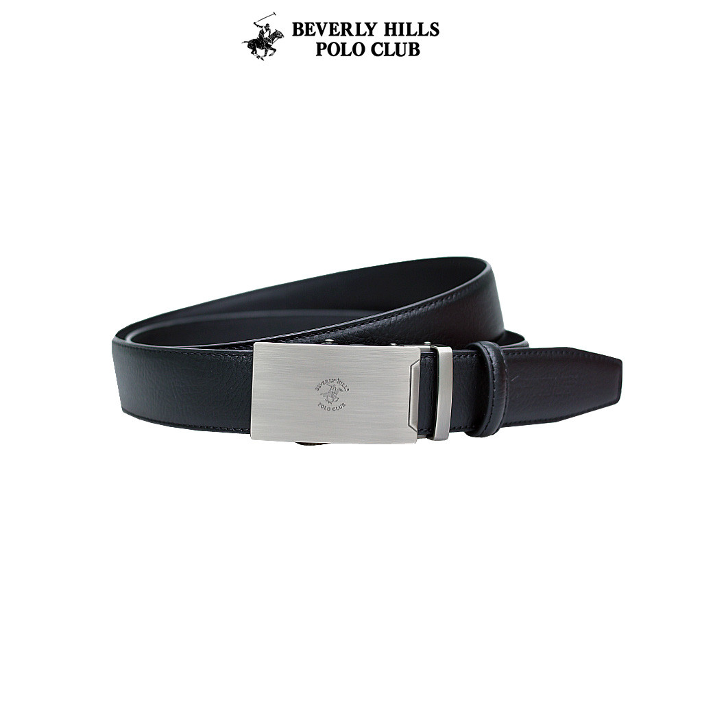 BEVERLY HILLS POLO CLUB เข็มขัดผู้ชาย / 35MM Automatic Buckle / Leather / Black / BHB237L9
