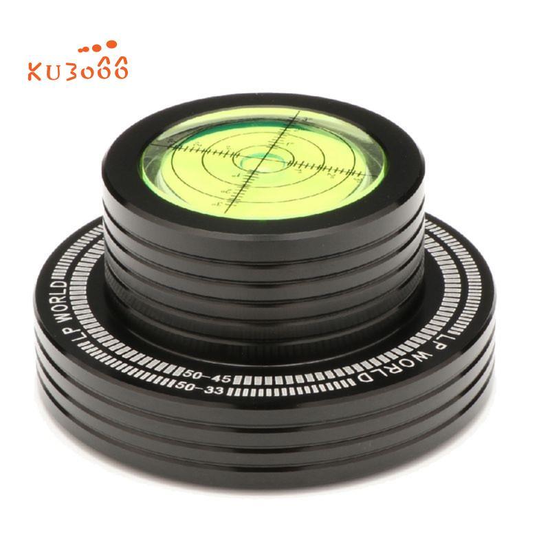 Vinyl Clamp LP Disc Stabilizer บันทึกน้ําหนัก Stabilizer 50Hz สําหรับ Phonograp Black