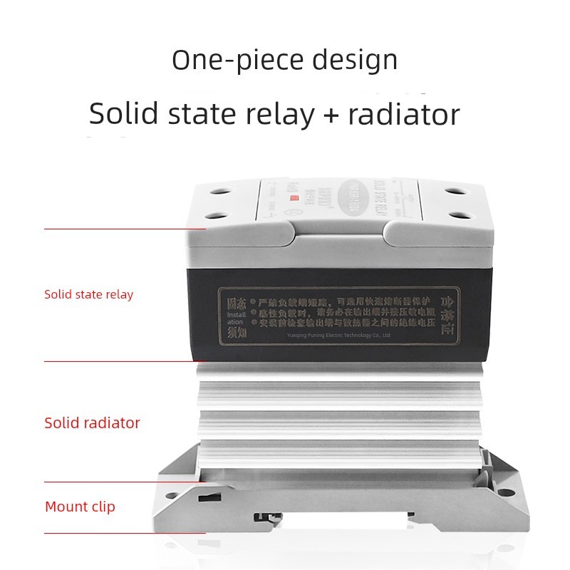 Solid State Relay SSR-40DA25DA หม้อน้ําเฟสเดียว 80DA220V24V ควบคุมโมดูล AC 40A
