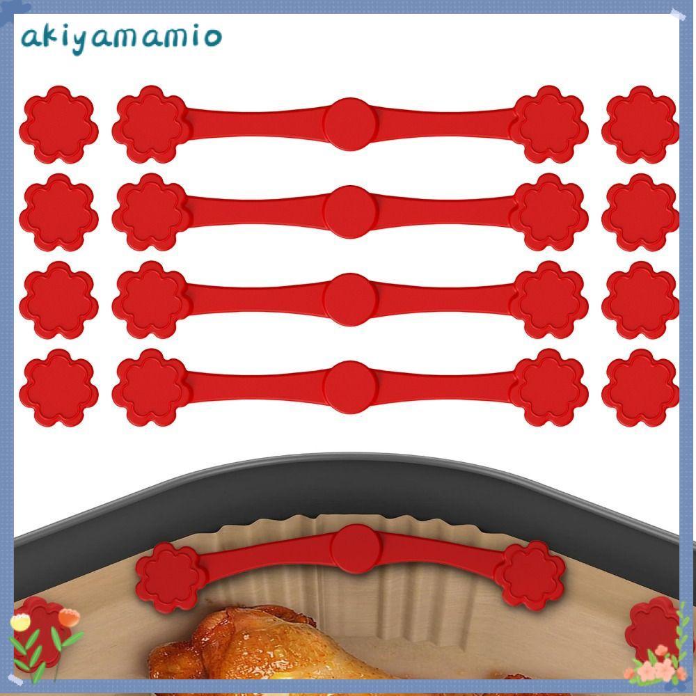 AKIYAMAMIO Air Fryer Magnetic Silicone Buckle,Reusable Non-Scratch Design Air Fryer MagnetsสําหรับPa