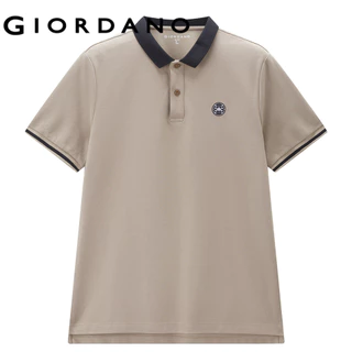 GIORDANO(Online Exclusive) เสื้อโปโลผู้ชาย Men's Colorblock UV-Protection Polo 13016316