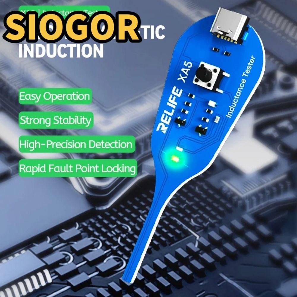 SIOGOR ตัวเหนี่ยวนําเครื่องทดสอบขดลวดเมนบอร์ดแม่เหล็กไฟฟ้าแบบไม่สัมผัส RELIFE XA5 ใช้งานง่ายความแม่น