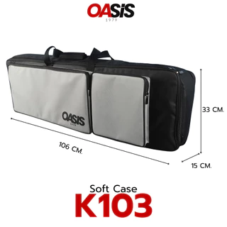 ⚠️ดูSizeก่อน # กระเป๋าคีย์บอร์ด 61คีย์ Oasis BAG-K103 สำหรับ Roland XPS-10 Casio CT-S1 กระเป๋าคีย์บอร์ดไฟฟ้า 61 คีย์