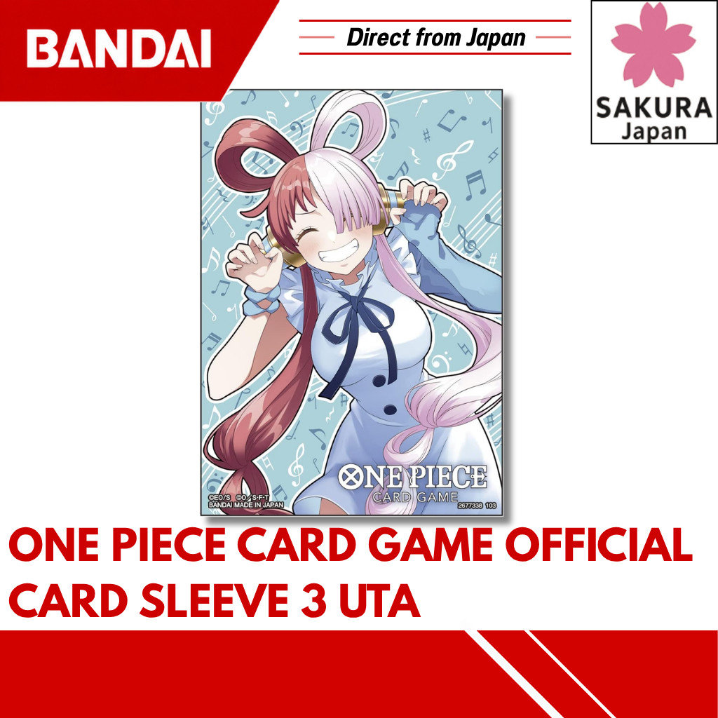 Bandai (BANDAI) ONE PIECE Card Game Official Card Sleeve 3 Uta