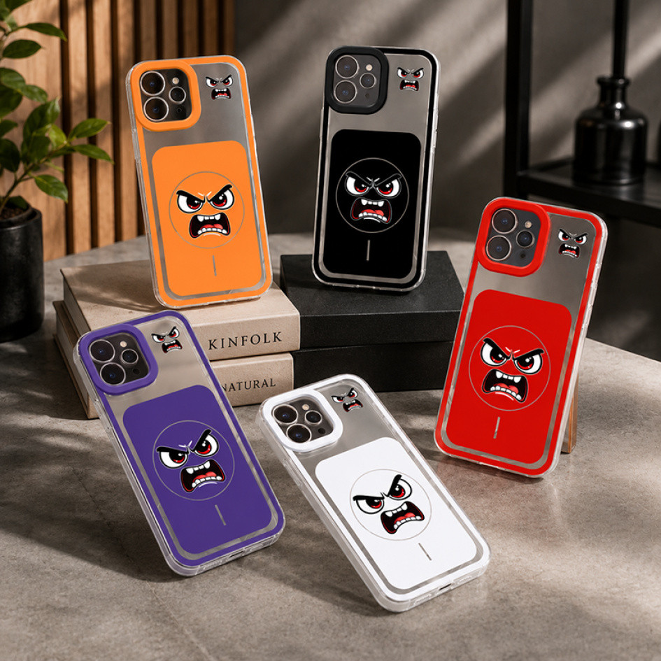 HP Angry MagSafe Emoticon เคสโทรศัพท์สําหรับ VIVO V60 - V60 LITE - V50 - V50 LITE - V40 - V40 LITE -