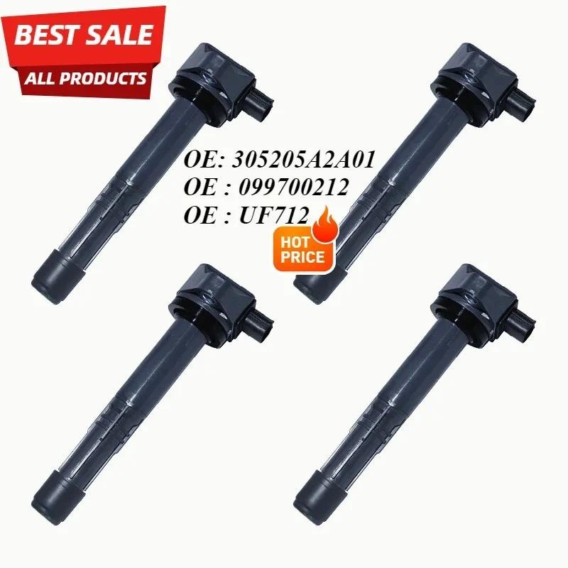 คอยล์จุดระเบิด 4 ชิ้น 305205A2A01 UF712 สําหรับ HONDA ACCORD IX Saloon 2.4 2014- CR-V IV ACURA ILX T