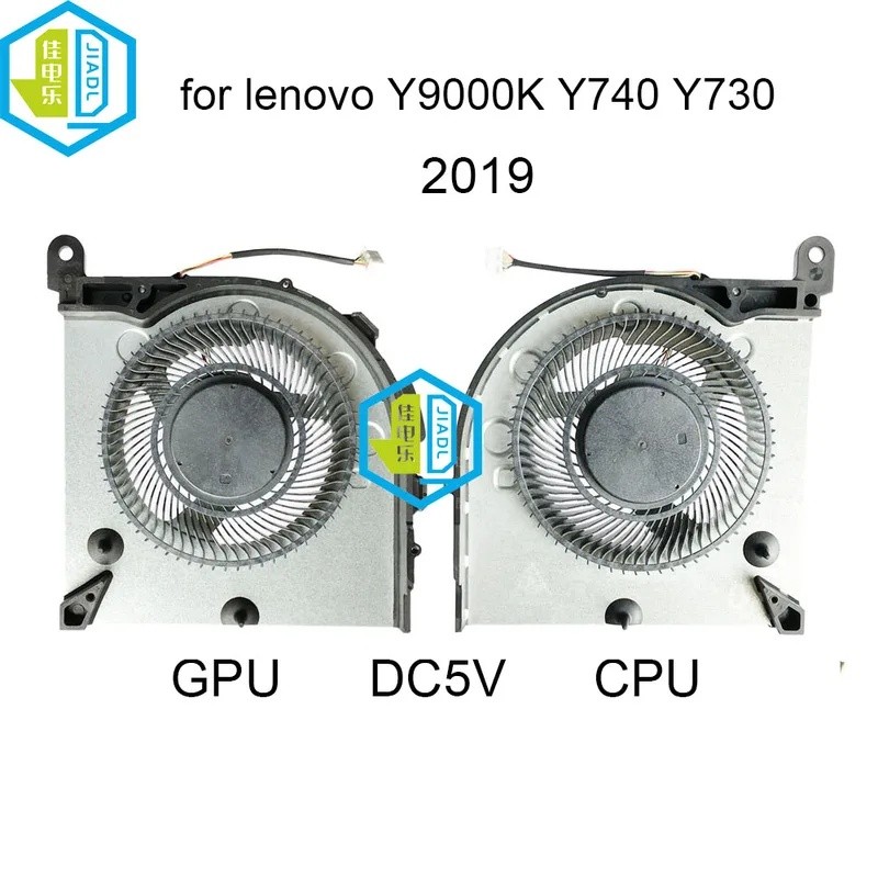 * พัดลม CPU GPU สําหรับโน้ตบุ๊กพัดลมระบายความร้อนสําหรับ Lenovo Y9000K Y730 Y740 DFS2001055R0T ND85C
