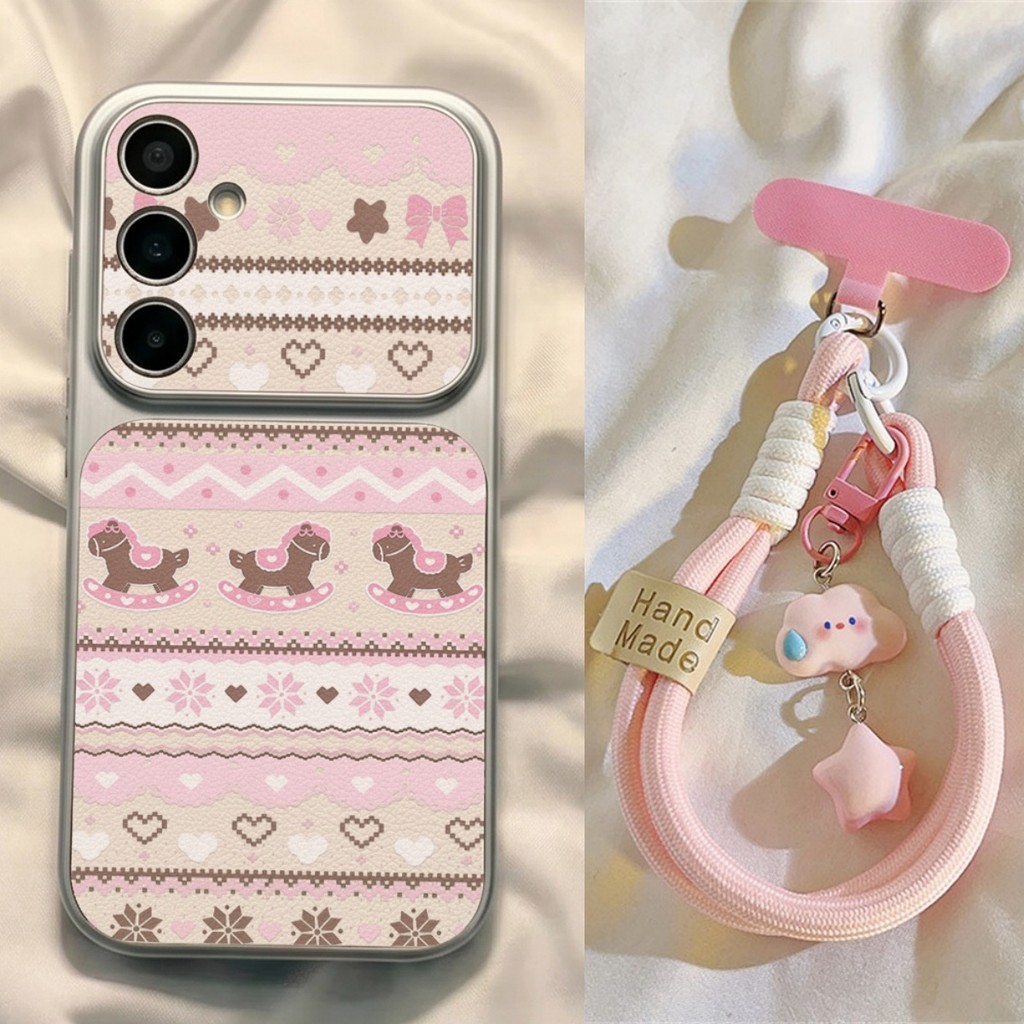 เคสโทรศัพท์ for Samsung A56 A55 A17 A57 A07 A54 S24 S25 A16 A05S A15 S26 Ultra A34 A35 A36 A53 A06 A14 A23 สร้อยข้อมือ