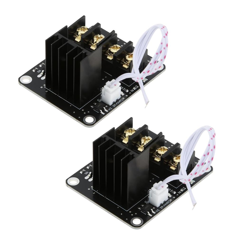 2 ชิ้นความร้อนเตียงโมดูลขยายพลังงาน 25A MOS Tube Mosfet สําหรับเครื่องพิมพ์ 3D