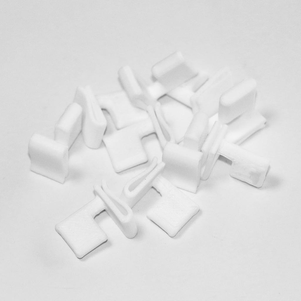 PIAOLGYI คลิปภาพสําหรับ IKEA Skadis Pegboard, ที่วางคลิปเข้ากันได้กับ IKEA Pegboard (10 แพ็ค)