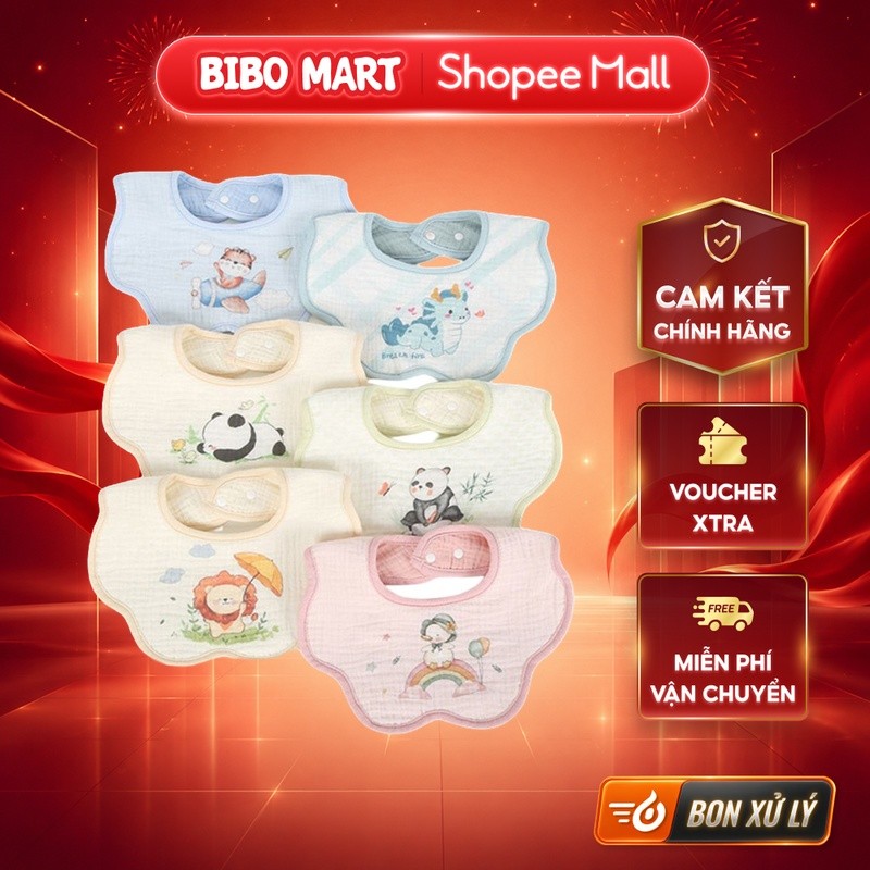 [KOL] ผ้ากันเปื้อนเด็กแรกเกิด Muslin Bucket สําหรับทารกเรียนรู้ที่จะสภาพอากาศ, รักษาคออบอุ่นทําจากผ้