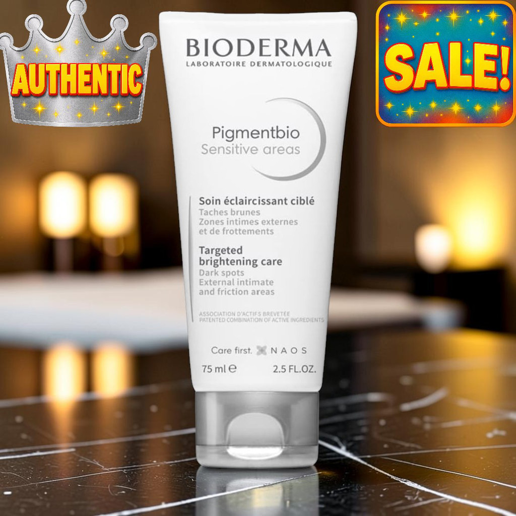 Bioderma Pigmentbio White Sensitive Cream 75ml Body Brightening Moisturizer Dark Spot Care Gift