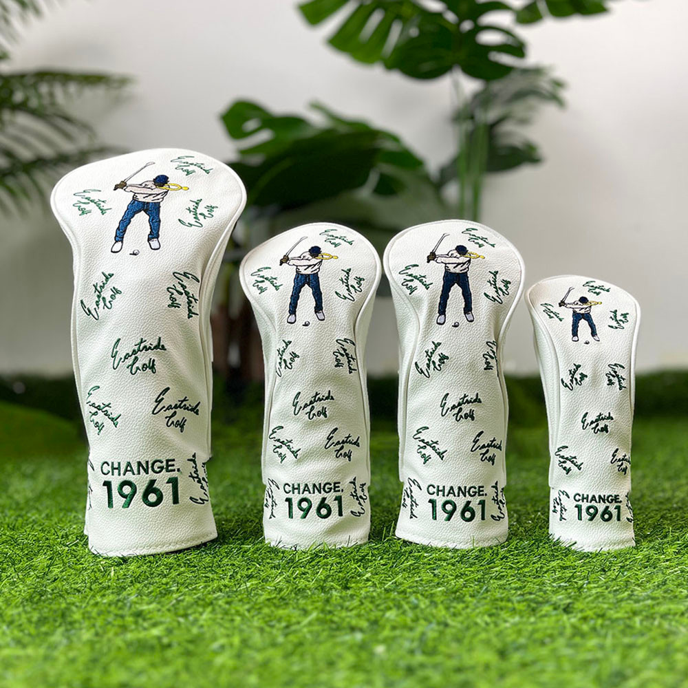 Eastside Golf Golf Club Cover Swing Man No. 1 ไม้แฟร์เวย์พัตเตอร์ขาไก่ฝาครอบป้องกันไม้