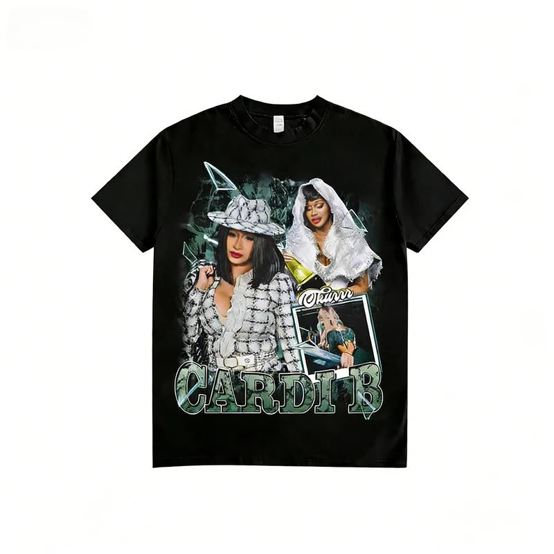 เสื้อยืดแฟชั่น Retro Cardi B - Spring/ Homage Tees 2026