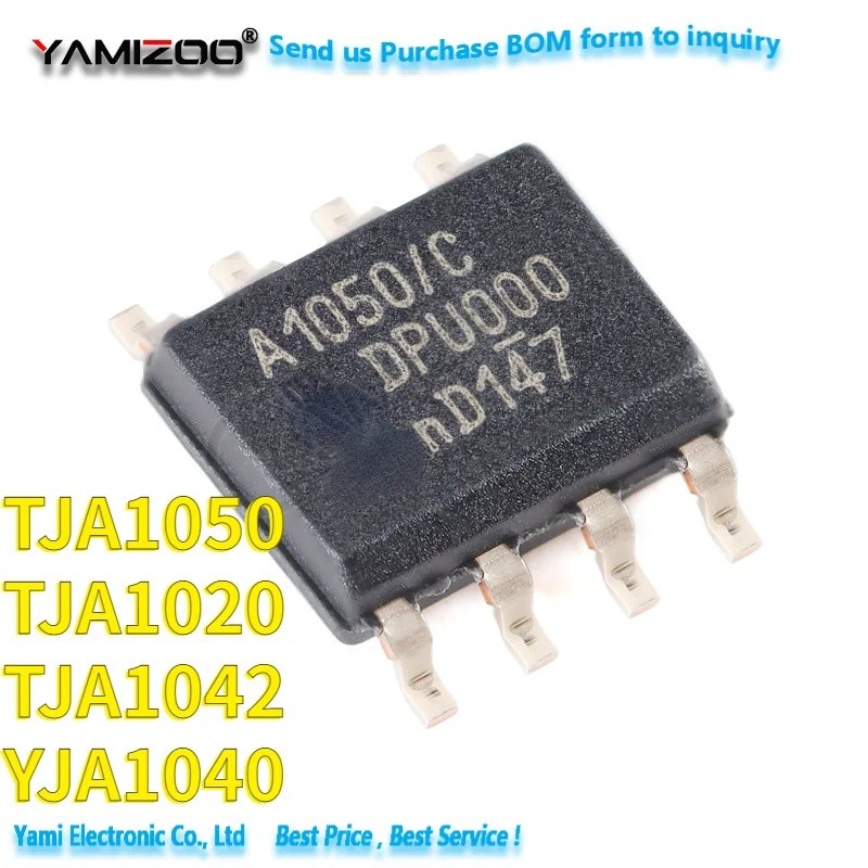 5PCS TJA1050T TJA1050 SOP8 A1050 SOP SMD TJA1020 TJA1040 TJA1042 TJA1020T TJA1040T TJA1042Tขายส่งชิป