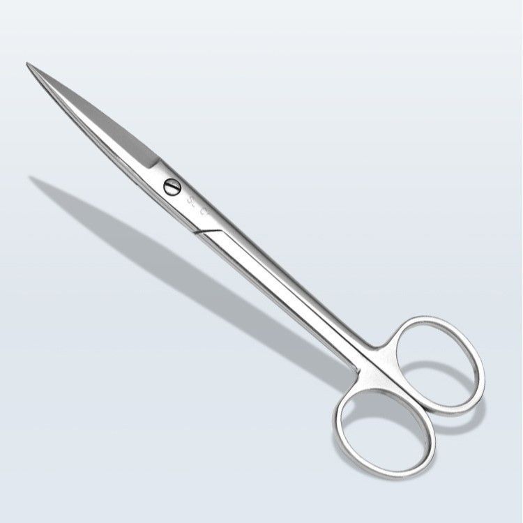 双鹿用不锈钢手术剪美容宠物家用剪纱布剪猫咪剪脚毛Stainless Steel Surgical Scissors for Double Deer Beauty Pet Householdjdd588