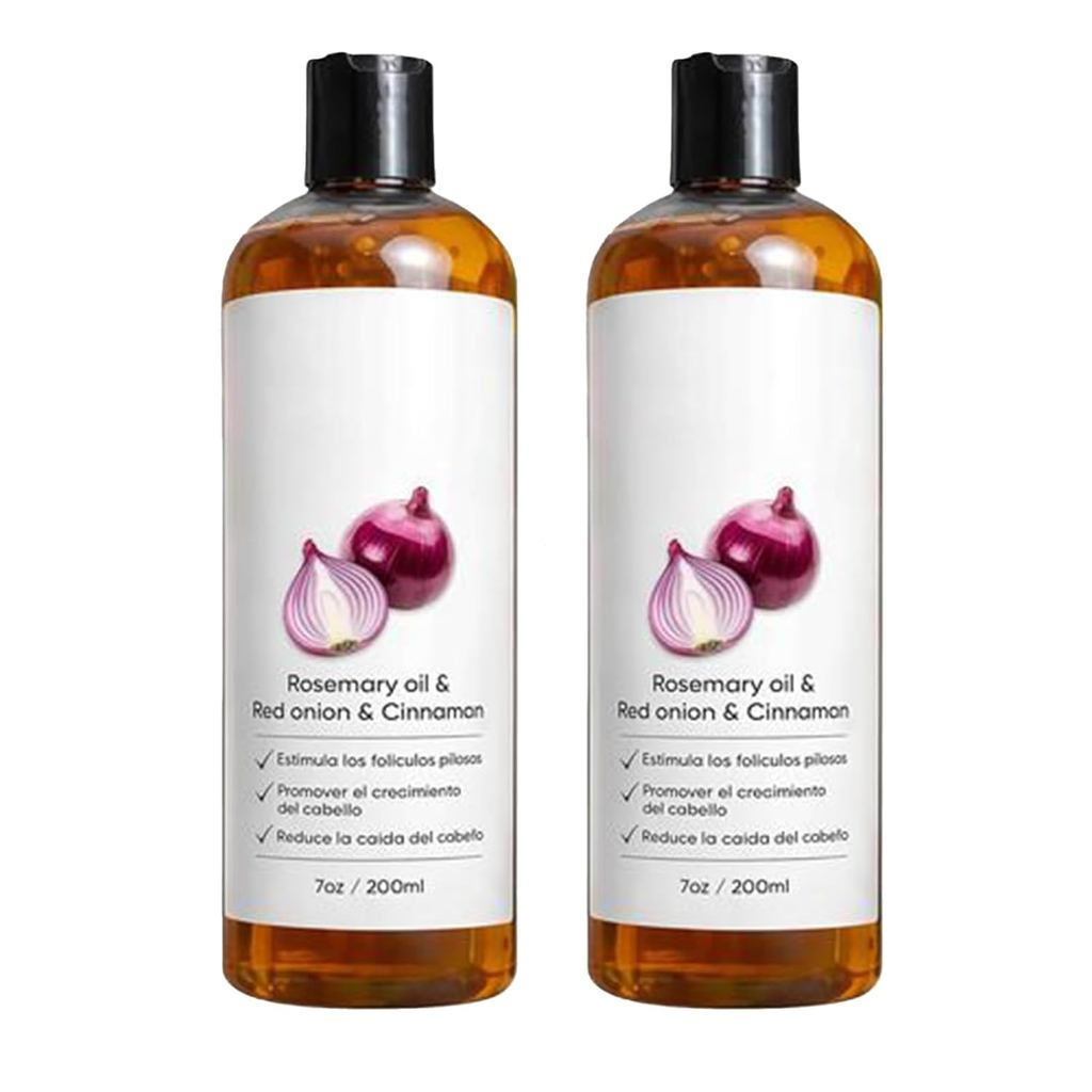 Onion Rosemary Biotin Shampoo, 2 x 200 ml Red Onion Rosemary Biotin Shampoo, Natural Onion Rosemary 