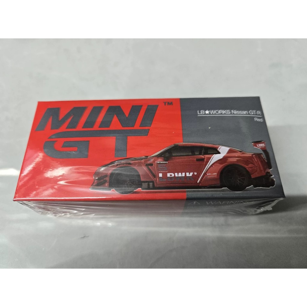 MINIGT 345 1/64 Nissan Nissan GT-R R35 LB Works Lbwk minigt345 Wide Body Car Model, Original Package
