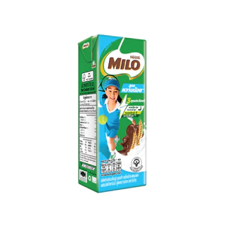 MILO UHT Less Sugar ไมโล ยูเอชที หวานน้อย นมช็อคโกแลตมอลต์ 165 มล. (1 ลัง)