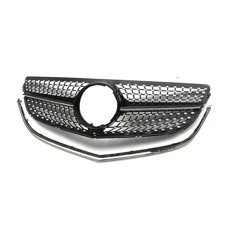 9ORV ด้านหน้า Grill Center Grille Hood ตาข่ายตารางสําหรับ Mercedes Benz E Coupe 2 ประตู C207 A207 W2