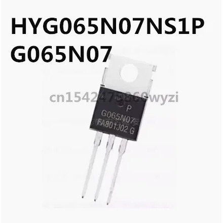 ต้นฉบับ 10 ชิ้น/ G065N07 HYG065N07NS1P TO-220 70V 100A MOS ยี่ห้อใหม่คุณภาพสูง
