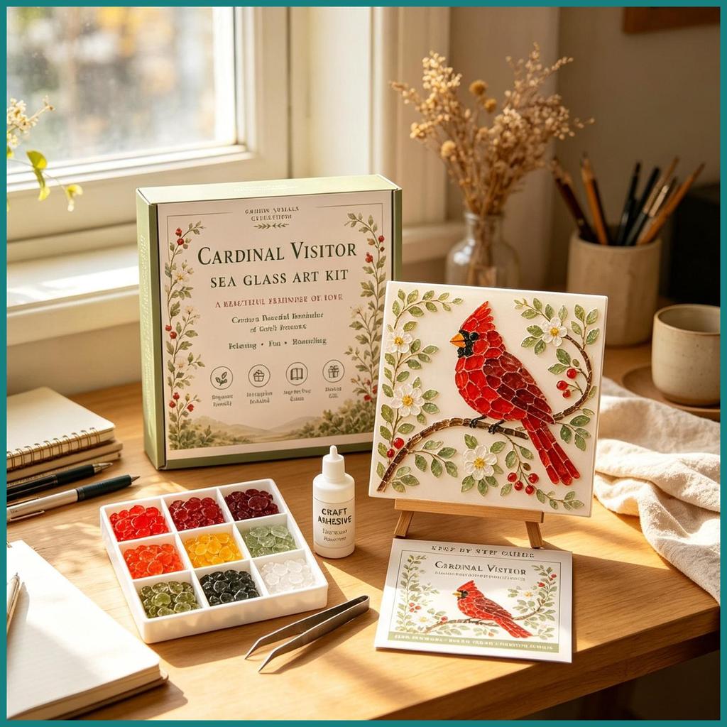Sea Glass Art Kit สําหรับใหญ่โมเสคงานศิลปะโครงการชุด Sea Glass Art Kit สําหรับผู้หญิงผู้ชายวัยรุ่นผู