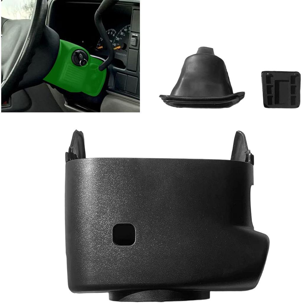 Auto Tilt พวงมาลัยคอลัมน์ด้านบนและ Lower Shroud Trim ป้องกันฝุ่นฝาครอบเกียร์ Shift Lever Boot สําหรั
