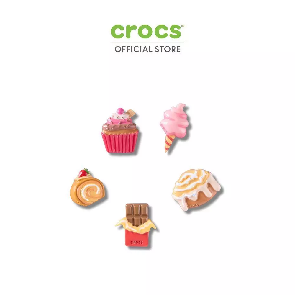 CROCS ตัวติดรองเท้า JIBBITZ™ SWEET TREATS 5 PACK รุ่น 10018426 - MULTICOLOR