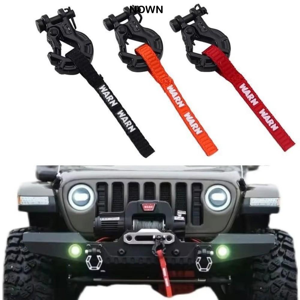 NOWNICE RC Winch Hook,อะไหล่อัพเกรดตกแต่งออกแบบWinchดึงสาย,ทนทาน 1/10 Scale Winchดึงสายแท็กอุปกรณ์เส