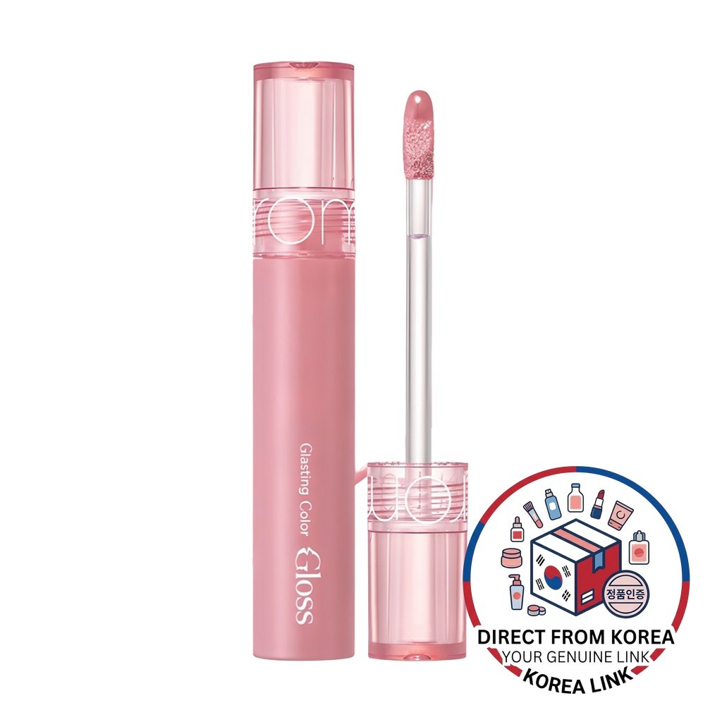 [โรมานด์] Glasting Color Lip Tint, 01 Peony Ballet, 1 ชิ้น / Korean Lip Tint / Vibrant Color / ของแท