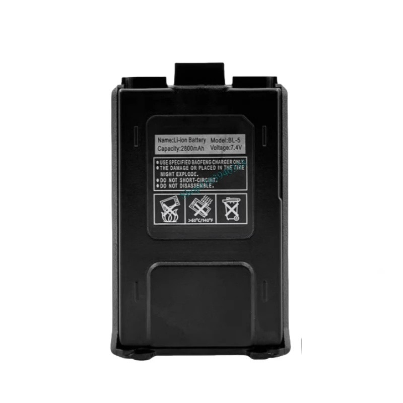 สําหรับ BAOFENG UV5R UV-5RE DM-5R Plus BF-F8 RT-5R RT5 BL-5 UV-5R Walkie Talkie แบตเตอรี่ความจุ 2800