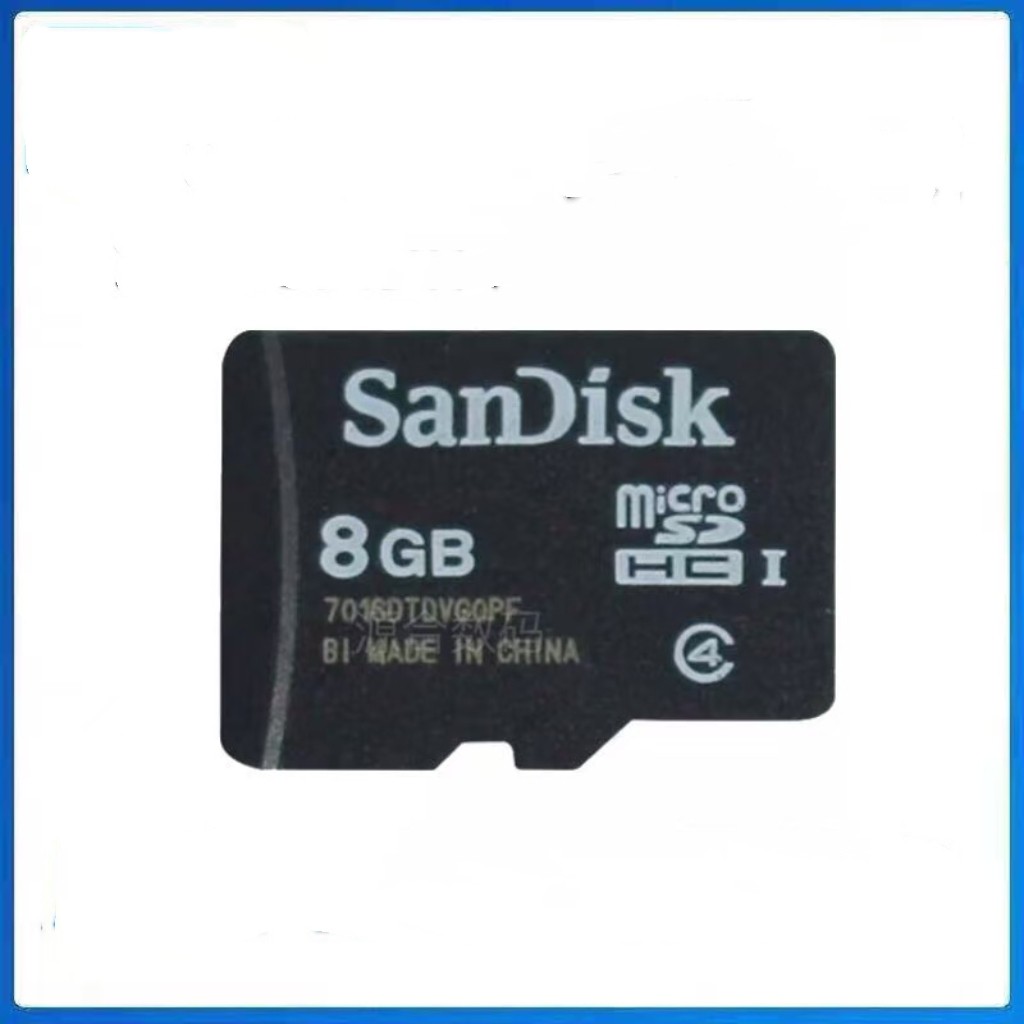 sd card sdcard แท้ Sandi TF Card 8G การ์ดหน่วยความจําโทรศัพท์มือถือเสียง MP3 ร้องเพลงละครเครื่อง Mic