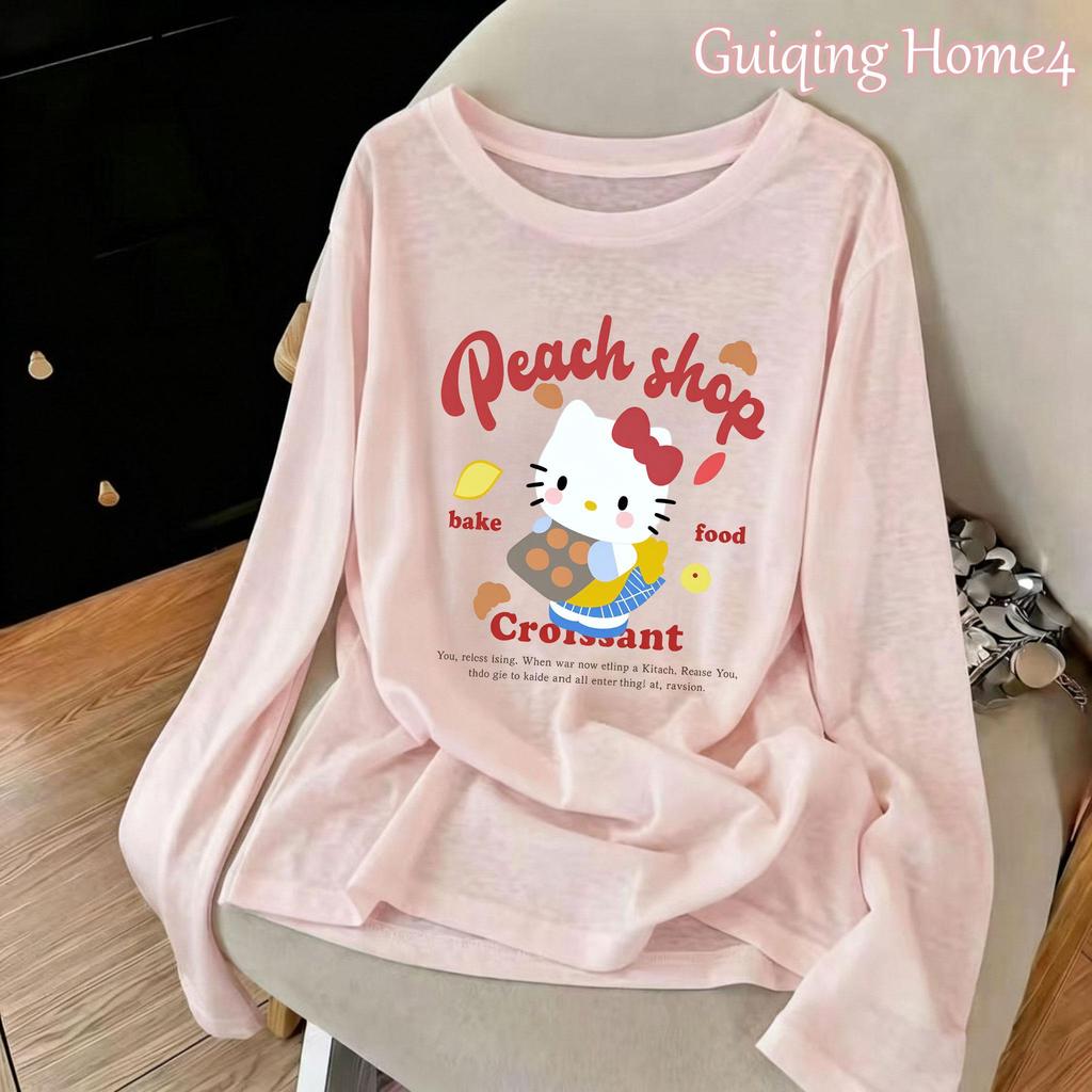 เสื้อคลุมกันแดดผู้หญิงสไตล์อเมริกันแนว "ฮอตเกิร์ล" เนื้อบางเบา โปร่งแสงเล็กน้อย ใส่ได้ในห้องแอร์ ฤดูร้อน ทรงหลวม ทุกวัน