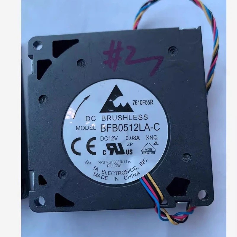 สําหรับ delta BFB0512LA-C DC12V 0.08A PWM เครื่องเป่าลมด้านข้าง 5 ซม. 5010 พัดลมระบายความร้อน
