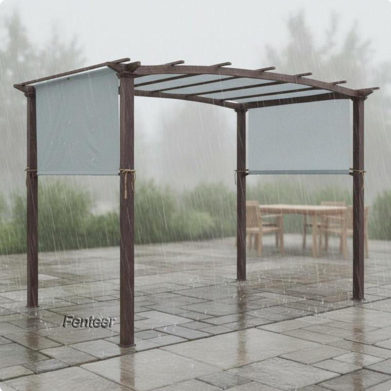 [Fenteer] Replacement Pergola Canopy กันฝุ่น Pergola Sun Shade แผงสําหรับลาน สวน