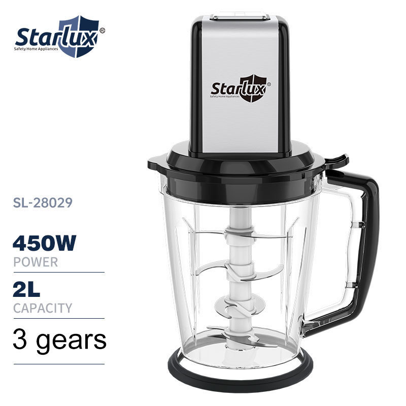 เครื่องบดเนื้อ Starlux สำหรับใช้ในบ้าน แบบอเนกประสงค์ ใช้บดกระเทียมและบดเนื้อได้