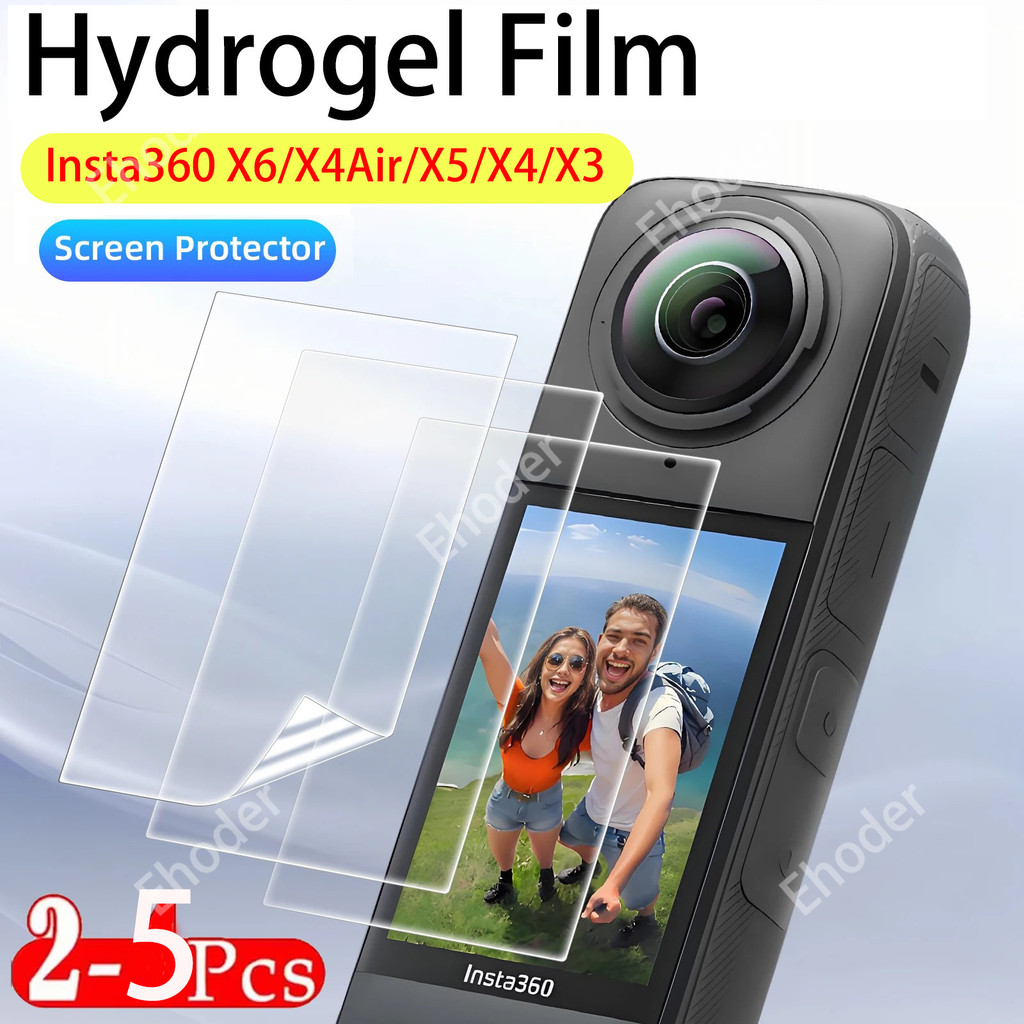 2-5Pcs Hydrogel ฟิล์มสําหรับ Insta360 X6 X4Air X5 X4 X3 ป้องกันหน้าจอ Anti-scratch, HD Full Coverage