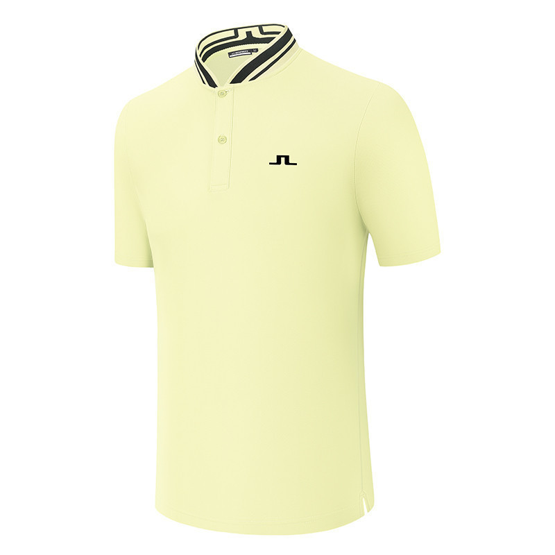 เสื้อกอล์ฟแขนสั้นสำหรับผู้ชาย Polo Shirt Golf Polyester NSA-5509（ 19TH HOLE GOLF ）