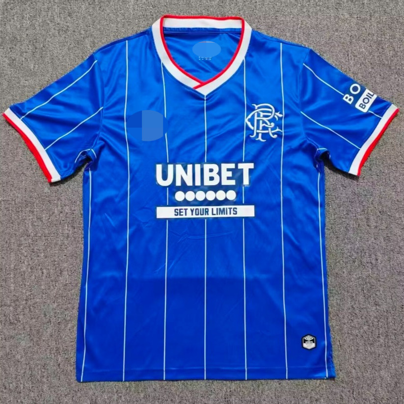 พัดลมรุ่น 2627 Rangers Home Short Sleeve Man Jersey S-4XL