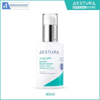 AESTURA A-Cica365 Blemish Relief Serum 40ml เอ-ซิก้า365 เบลมมิช* รีลีฟ เซรั่ม ผลิตภัณฑ์บำรุงผิวหน้า