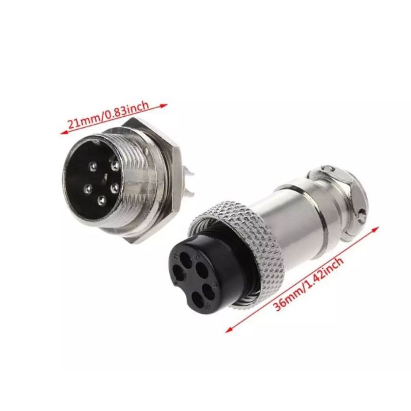 ส่งไว GX16-2 ปลั๊ก Circular 16mm เส้นผ่าศูนย์กลาง GX-16