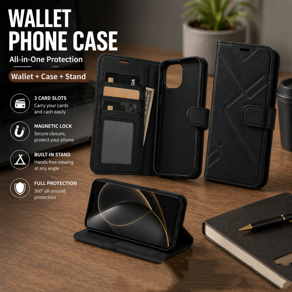 Flip Wallet Case สําหรับ Honor X5D/X5D Plus/X6B/X7D/400 สมาร์ท/X9B/X9C/X9D