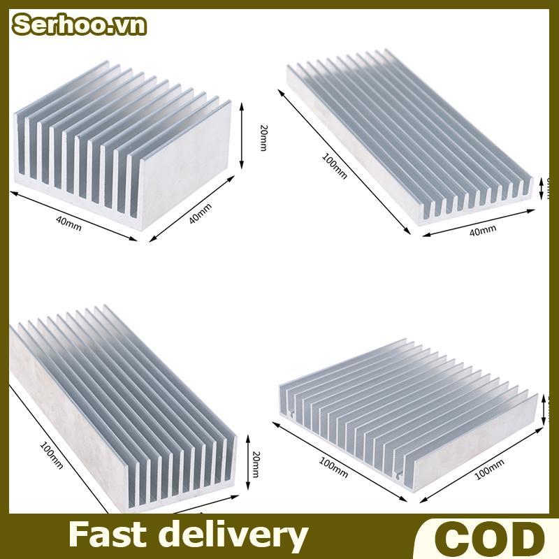 หม้อน้ํา LED IC Chip Aluminium Heatsink กําลังสูงสําหรับการทําความเย็นคงที่ในอิเล็กทรอนิกส์