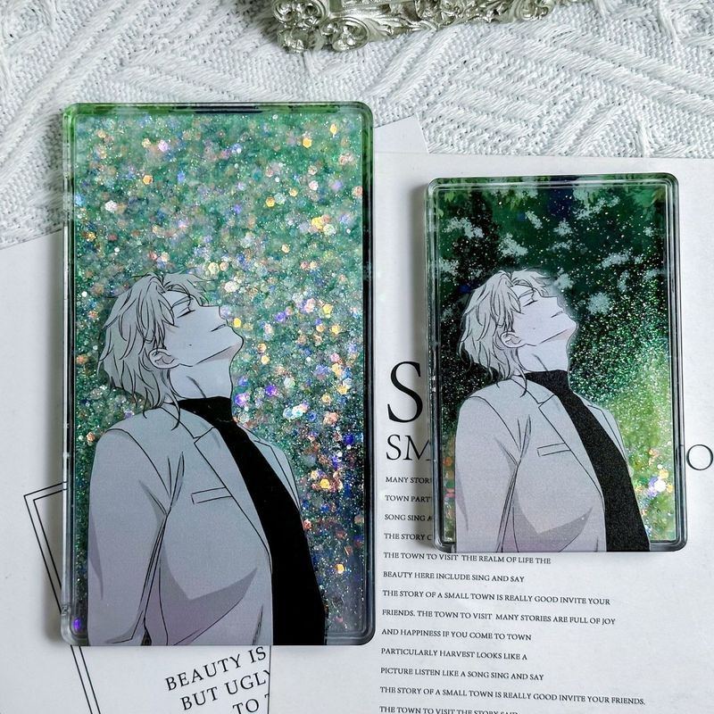 พร้อมสต็อก Waterside Night Lu Taizhou Jinyi Xuan Glitter Brick สินค้าการ์ตูนขาตั้งของขวัญวันเกิด/8.1