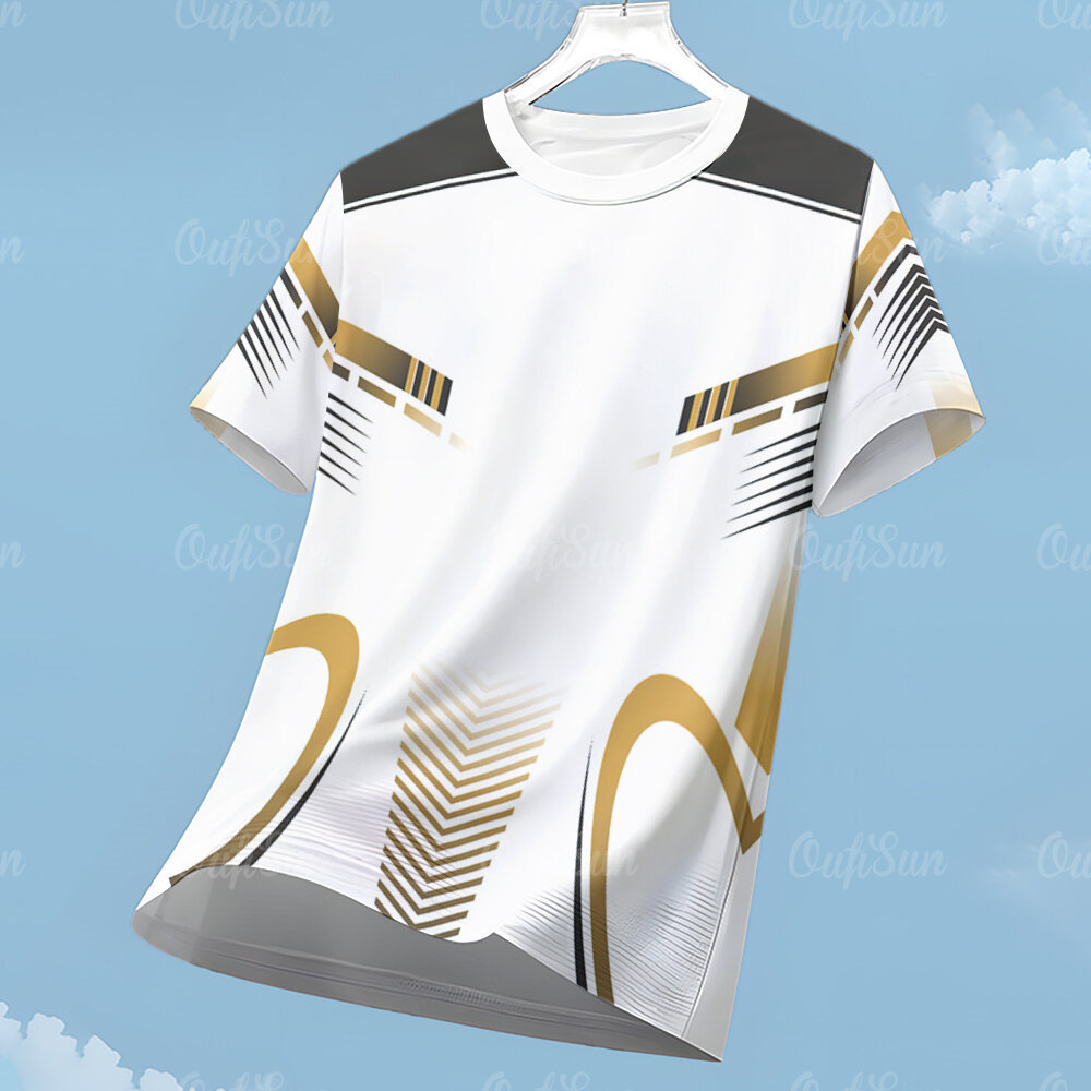 กีฬาเสื้อลําลองสําหรับผู้ชายแห้งพอดีเสื้อวิ่งกลางแจ้งขี่จักรยานแขนสั้นระบายอากาศยิมสวมคอลูกเรือเสื้อยืด